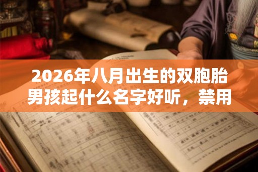 2026年八月出生的双胞胎男孩起什么名字好听,禁用什么字 2026年八月出生的双胞胎男孩起什么名字好听,禁用什么字