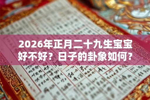 2026年正月二十九生宝宝好不好？日子的卦象如何？