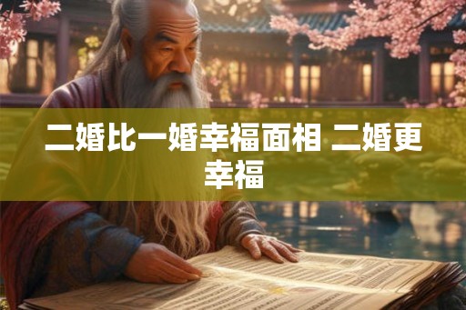 二婚比一婚幸福面相 二婚更幸福
