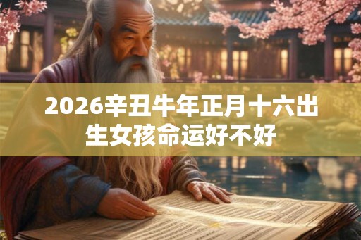 2026辛丑牛年正月十六出生女孩命运好不好