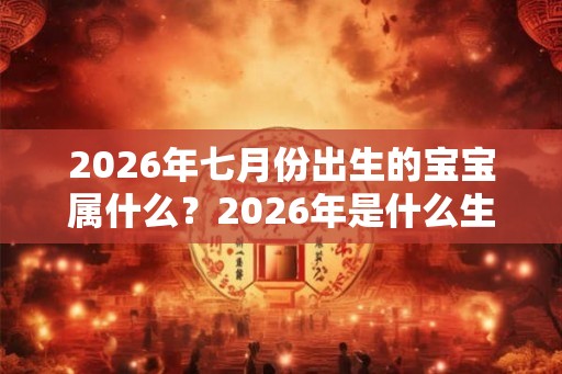 2026年七月份出生的宝宝属什么？2026年是什么生肖