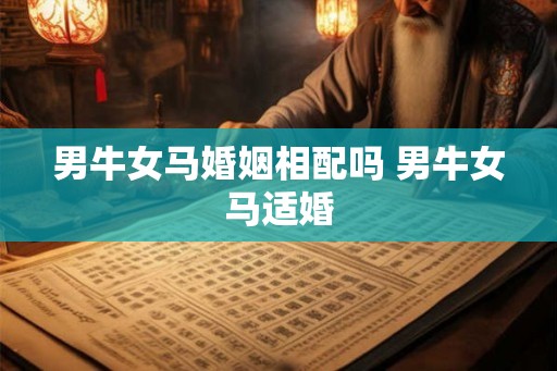 男牛女马婚姻相配吗 男牛女马适婚