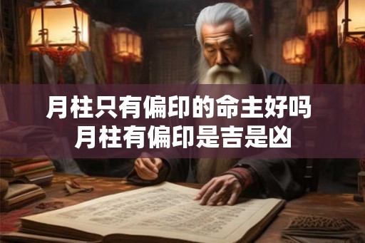 月柱只有偏印的命主好吗 月柱有偏印是吉是凶