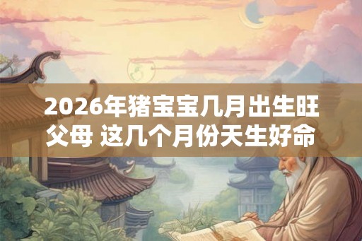 2026年猪宝宝几月出生旺父母 这几个月份天生好命 2026年猪宝宝几月出生旺父母 这几个月份天生好命