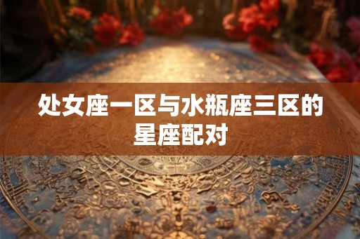 处女座一区与水瓶座三区的星座配对 处女座一区与水瓶座三区的星座配对