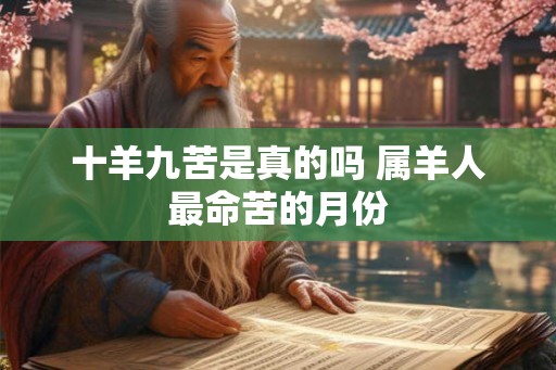 十羊九苦是真的吗 属羊人最命苦的月份