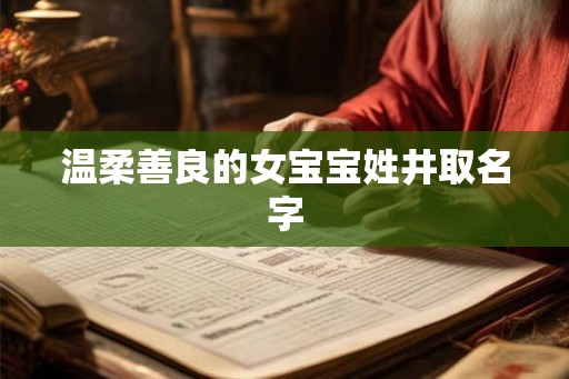 温柔善良的女宝宝姓井取名字