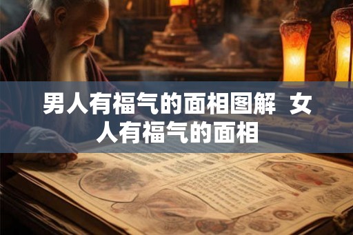 男人有福气的面相图解  女人有福气的面相