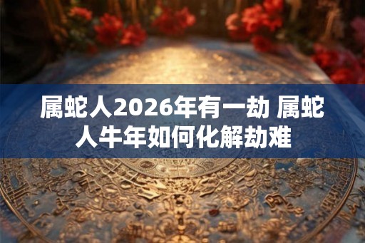 属蛇人2026年有一劫 属蛇人牛年如何化解劫难