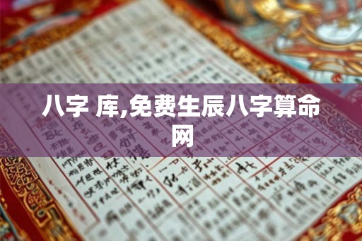 八字 库,免费生辰八字算命网