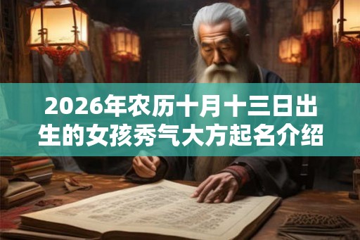 2026年农历十月十三日出生的女孩秀气大方起名介绍 2026年农历十月十三日出生的女孩秀气大方起名介绍