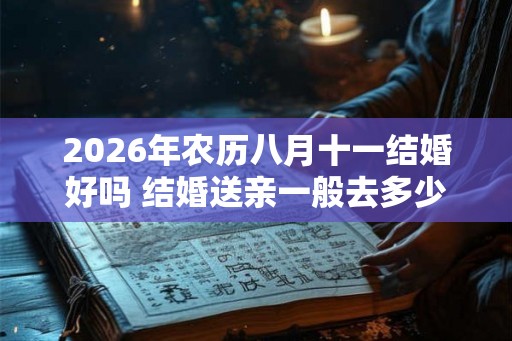2026年农历八月十一结婚好吗 结婚送亲一般去多少人