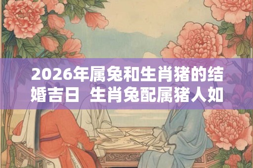 2026年属兔和生肖猪的结婚吉日 生肖兔配属猪人如何 2026年属兔和生肖猪的结婚吉日 生肖兔配属猪人如何