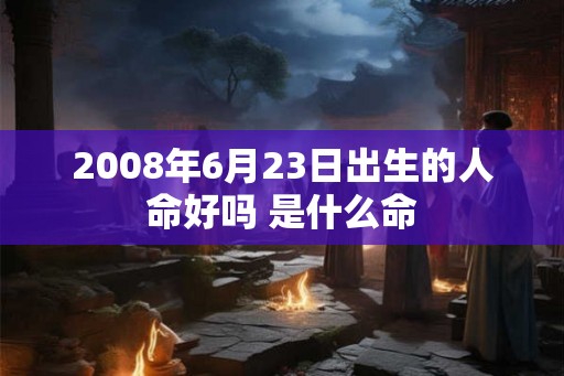 2008年6月23日出生的人命好吗 是什么命