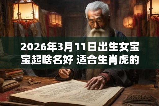 2026年3月11日出生女宝宝起啥名好 适合生肖虎的