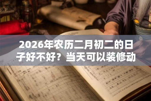 2026年农历二月初二的日子好不好？当天可以装修动土吗？