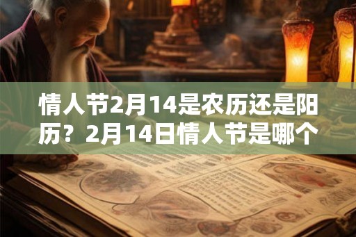 情人节2月14是农历还是阳历？2月14日情人节是哪个国家的？
