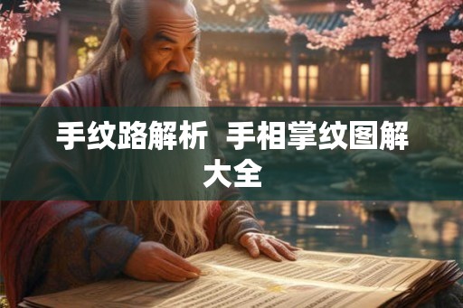 手纹路解析  手相掌纹图解大全