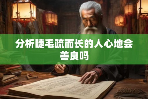分析睫毛疏而长的人心地会善良吗