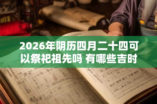 2026年阴历四月二十四可以祭祀祖先吗 有哪些吉时 2026年阴历四月二十四可以祭祀祖先吗 有哪些吉时