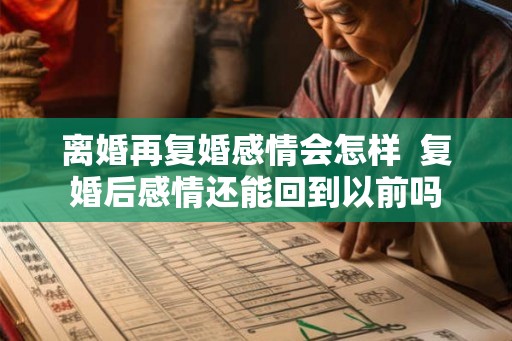 离婚再复婚感情会怎样  复婚后感情还能回到以前吗