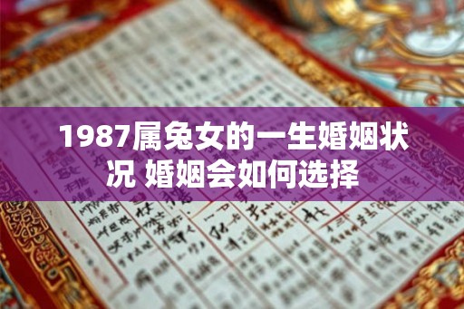 1987属兔女的一生婚姻状况 婚姻会如何选择