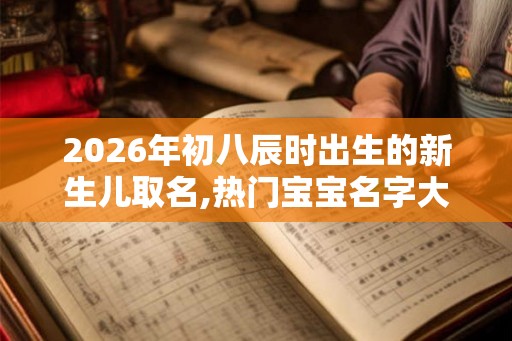 2026年初八辰时出生的新生儿取名,热门宝宝名字大全 2026年初八辰时出生的新生儿取名,热门宝宝名字大全