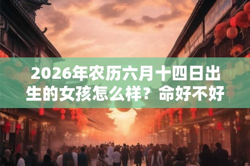 2026年农历六月十四日出生的女孩怎么样？命好不好？
