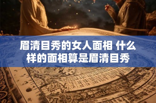 眉清目秀的女人面相 什么样的面相算是眉清目秀 眉清目秀的女人面相 什么样的面相算是眉清目秀