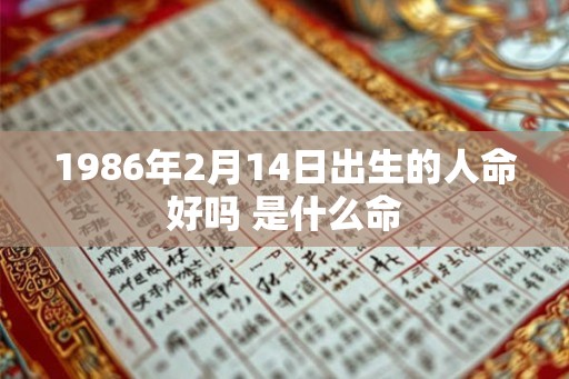 1986年2月14日出生的人命好吗 是什么命 1986年2月14日出生的人命好吗 是什么命