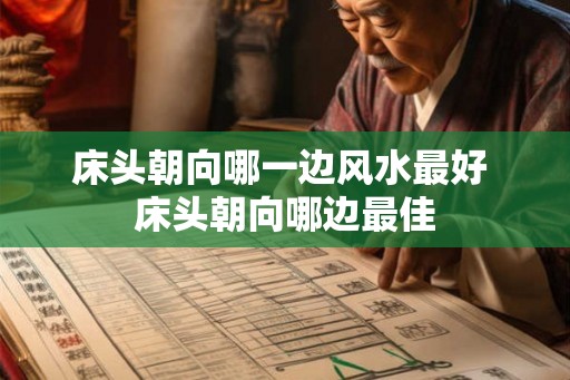 床头朝向哪一边风水最好 床头朝向哪边最佳