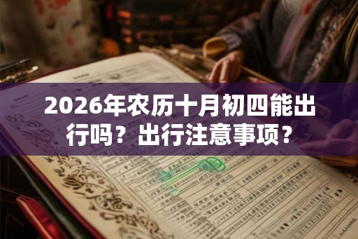 2026年农历十月初四能出行吗？出行注意事项？