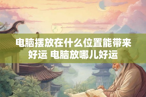 电脑摆放在什么位置能带来好运 电脑放哪儿好运