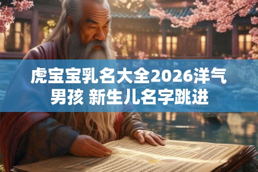虎宝宝乳名大全2026洋气男孩 新生儿名字跳进