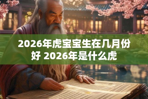 2026年虎宝宝生在几月份好 2026年是什么虎