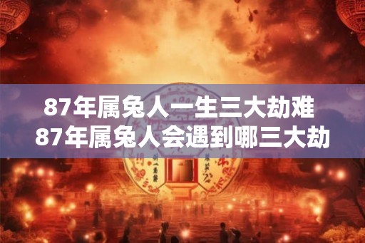 87年属兔人一生三大劫难 87年属兔人会遇到哪三大劫难 87年属兔人一生三大劫难 87年属兔人会遇到哪三大劫难