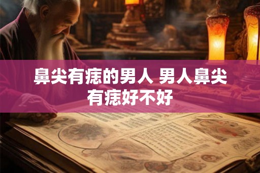 鼻尖有痣的男人 男人鼻尖有痣好不好