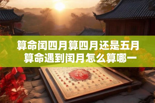算命闰四月算四月还是五月  算命遇到闰月怎么算哪一个月