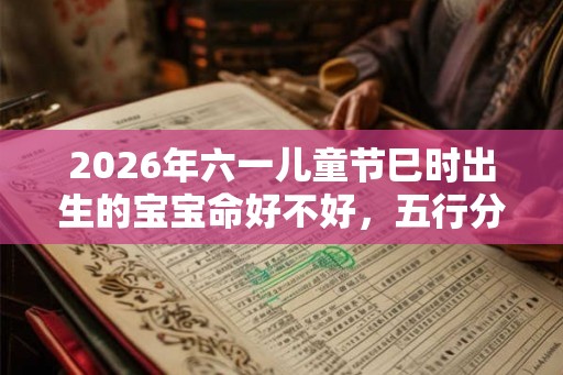 2026年六一儿童节巳时出生的宝宝命好不好,五行分析 2026年六一儿童节巳时出生的宝宝命好不好,五行分析