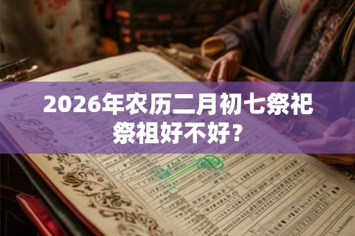 2026年农历二月初七祭祀祭祖好不好？