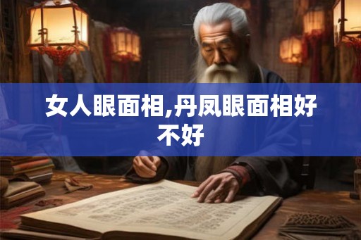 女人眼面相,丹凤眼面相好不好 女人眼面相,丹凤眼面相好不好