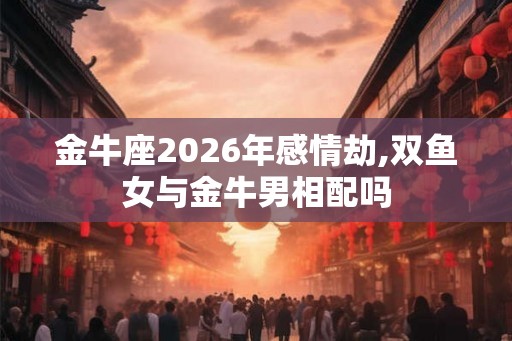 金牛座2026年感情劫,双鱼女与金牛男相配吗