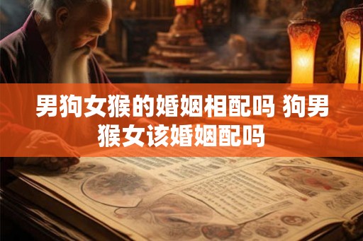 男狗女猴的婚姻相配吗 狗男猴女该婚姻配吗