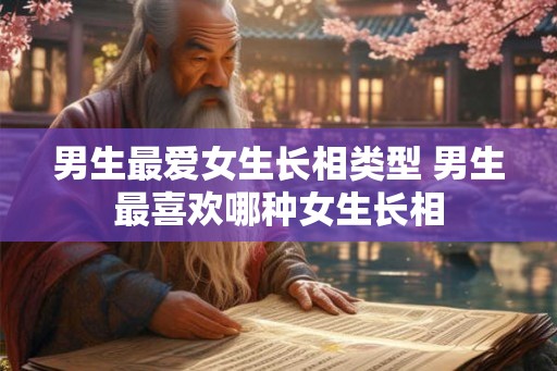 男生最爱女生长相类型 男生最喜欢哪种女生长相
