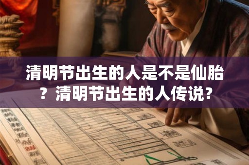 清明节出生的人是不是仙胎？清明节出生的人传说？