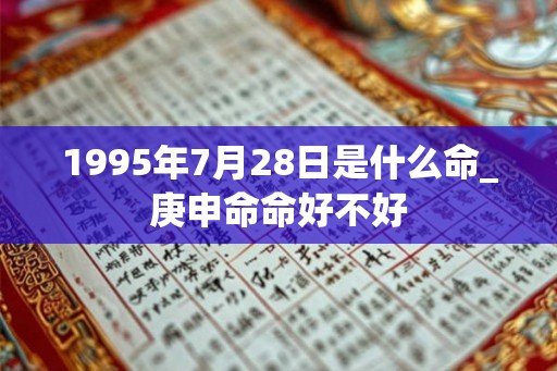 1995年7月28日是什么命_庚申命命好不好