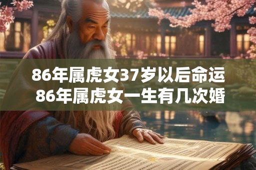 86年属虎女37岁以后命运 86年属虎女一生有几次婚姻
