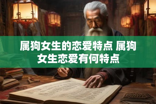 属狗女生的恋爱特点 属狗女生恋爱有何特点