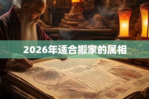 2026年适合搬家的属相