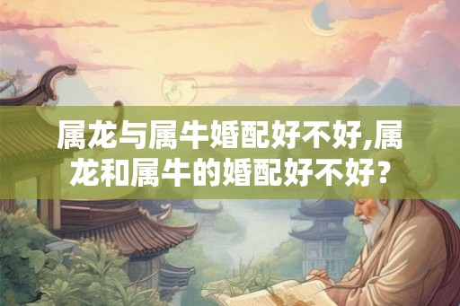 属龙与属牛婚配好不好,属龙和属牛的婚配好不好？